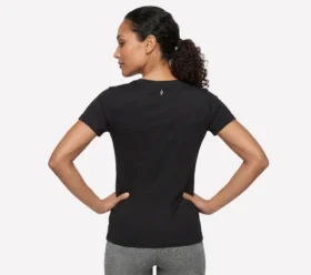 Pima-T-Shirt mit V-Ausschnitt