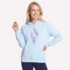 Pullover mit Kapuze und Blumen-Diamant-Muster Pullover mit Kapuze und Blumen-Diamant-Muster