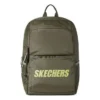 Rucksack mit Logo-Aufdruck „Olivgrün“