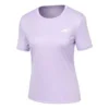 Running Knit Kurzarm Lila
