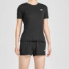Running Knit Kurzarm Schwarz