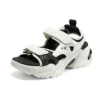 Sandalen „Weiß Schwarz“