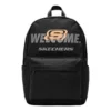 Scolor Rucksack mit Logo-Print „Schwarz Gold Grau“