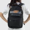 Scolor Rucksack mit Logo-Print „Schwarz Gold Grau“