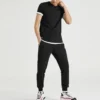 Skechers Herren Kurzarm-Shirt Schwarz
