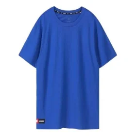 Skechers Herren Rundhals-Kurzarm-Shirt Blau