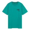 Skechers Herren-Strickpullover mit Rundhalsausschnitt und kurzen Ärmeln, Blau
