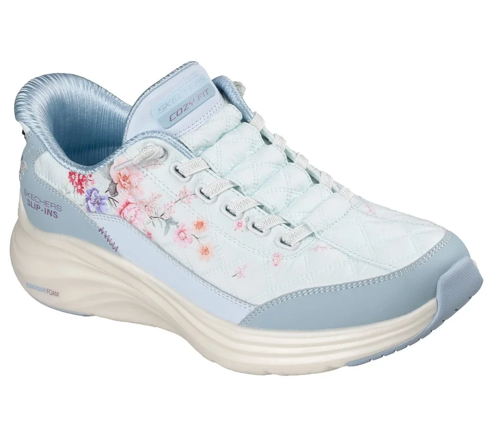 Skechers Slip-ins: Contour Foam – Cozy Fit Gentle Bloom Skechers Slip-ins: Contour Foam – Cozy Fit Gentle Bloom