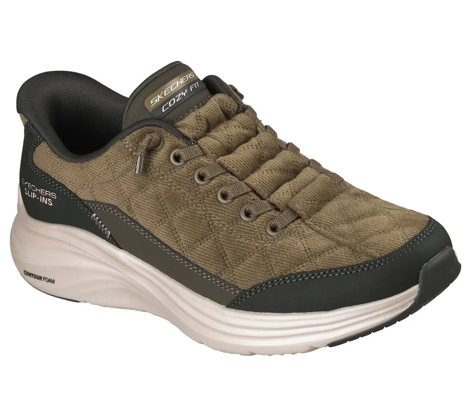 Skechers Slip-ins: Contour Foam – Cozy Fit Luxe Comfort Skechers Slip-ins: Contour Foam – Cozy Fit Luxe Comfort