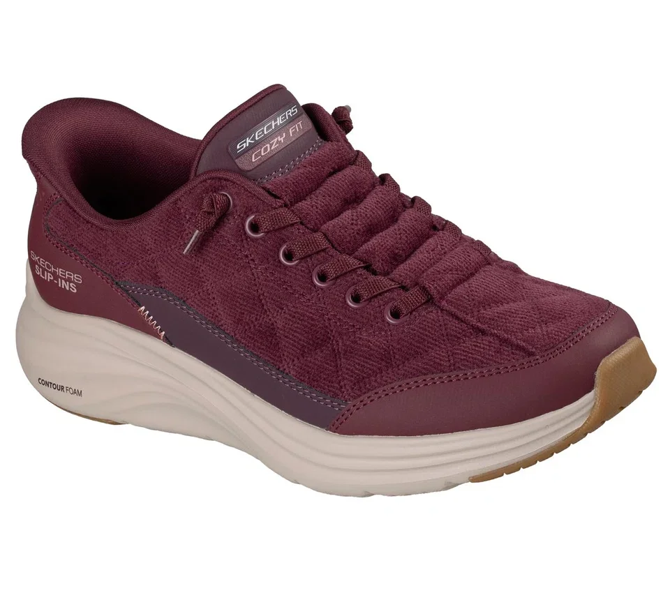 Skechers Slip-ins: Contour Foam – Cozy Fit Luxe Comfort Skechers Slip-ins: Contour Foam – Cozy Fit Luxe Comfort