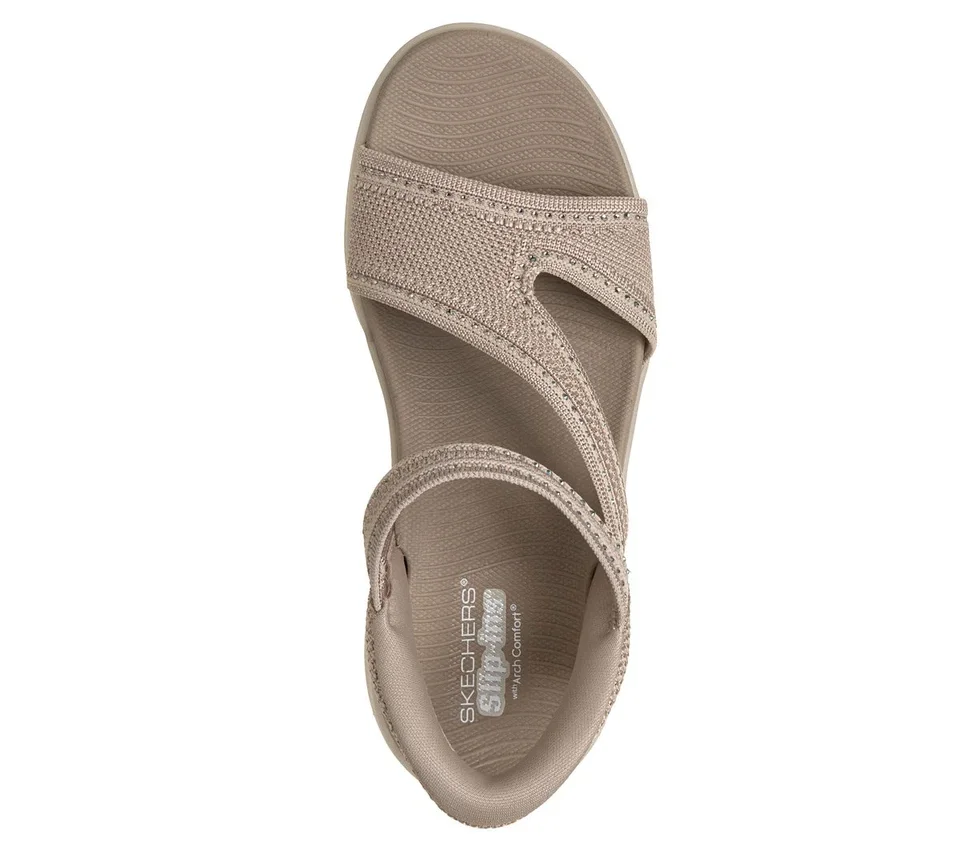 Skechers Slip-ins: Go Walk Massage Fit Sandal – Elise Skechers Slip-ins: Go Walk Massage Fit Sandal – Elise