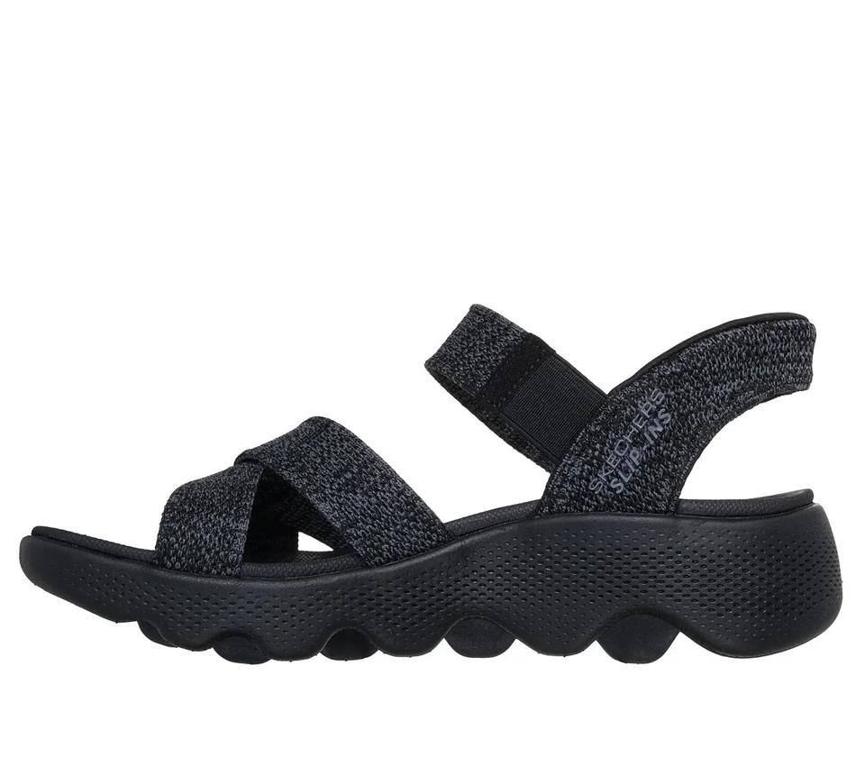 Skechers Slip-ins: Go Walk Massage Fit Sandal – Heather Skechers Slip-ins: Go Walk Massage Fit Sandal – Heather
