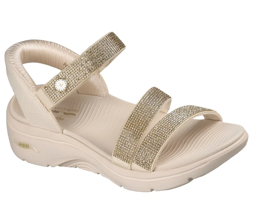Skechers Slip-ins Martha Stewart: Go Walk Arch Fit 2.0 Sandale – Brilliance Skechers Slip-ins Martha Stewart: Go Walk Arch Fit 2.0 Sandale – Brilliance