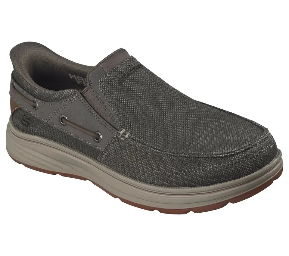 Skechers Slip-ins Relaxed Fit: Troutt – Rustic Skechers Slip-ins Relaxed Fit: Troutt – Rustic