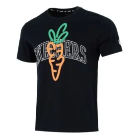 Skechers x Carrots Grafik-T-Shirt „Schwarz Orange Grau“