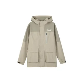 Skechers x GODRI Trekking Collection Jacke „Black Gold Grey“