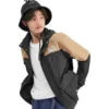 Skechers x GODRI Trekking Collection Jacke „Black Gold Grey“