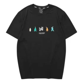 Skechers x Kimetsu No Yaiba T-Shirt „Schwarz“