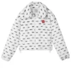 Skechers x Lego Crew-Pullover „Weiß Schwarz Olivgrün“