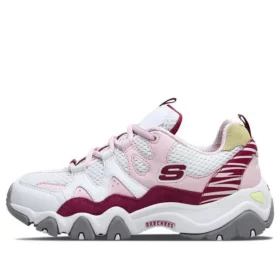 Skechers x One Piece D‘ Lites 2.0 „Weiß-Rosa-Rot“