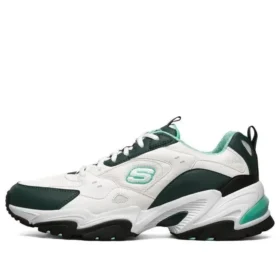 Skechers x One Punch Man Stamina V2 Low „Weiß-Grün“
