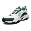 Skechers x One Punch Man Stamina V2 Low „Weiß-Grün“