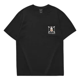 Skechers x SpongeBob bedrucktes Kurzarm-T-Shirt „Black White“ Skechers x SpongeBob bedrucktes Kurzarm-T-Shirt „Black White“