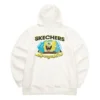 Skechers x SpongeBob SquarePants Hoodie mit Grafikprint „Weiß Gelb Schwarz“