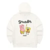 Skechers x SpongeBob SquarePants Kapuzen-Sweatshirt „Weiß“