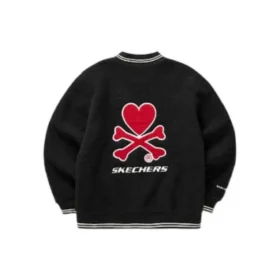 Skechers x Tokidoki Jacke mit Logo-Print „Black Red“