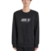 SKX Bedruckter Rundhals-Pullover „Black White“