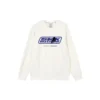 SKX Bedruckter Rundhals-Pullover „Black White“