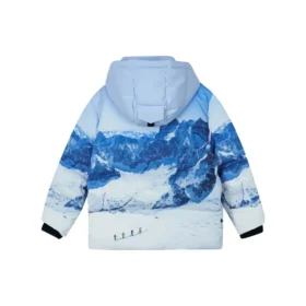 SKX Mountain Printed Daunenjacke „Blue White“