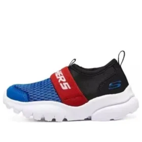 Slipper-Sportschuhe „Blau Rot Schwarz“ Slipper-Sportschuhe „Blau Rot Schwarz“