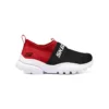 Slipper-Sportschuhe „Schwarz-Rot“
