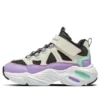 Sneaker „Beige Schwarz Lila“
