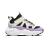 Sneaker „Beige Schwarz Lila“