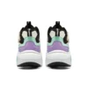 Sneaker „Beige Schwarz Lila“