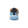 Sneaker „Hellblau Marineblau Orange“