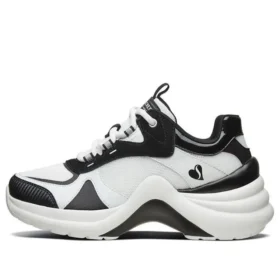 Solei St Low-Top Daddy-Schuhe Weiß/Schwarz