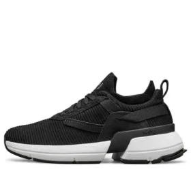 Split Schuhe für den Laufsport Schwarz/Weiß