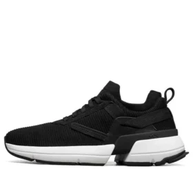 Split Schuhe für den Laufsport Schwarz/Weiß