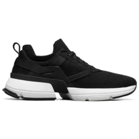 Split Schuhe für den Laufsport Schwarz/Weiß