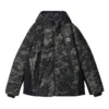 Sport Camo Warmjacke „Schwarz-Grün“