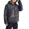 Sport Camo Warmjacke „Schwarz-Grün“