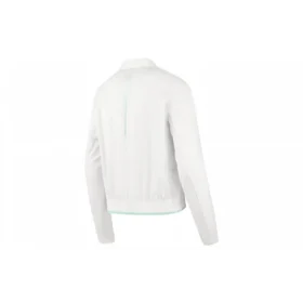 Sport-Jacke mit durchgehendem Reißverschluss „Weiß“