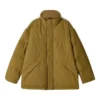 Sport Lifestyle Series Daunenjacke mit Reißverschluss und Buchstabenprint „Tan“