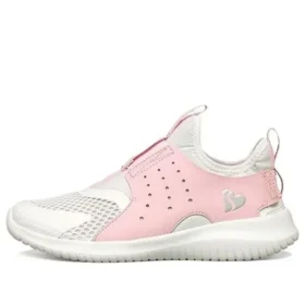 Sport-Low-Running-Schuhe KIDS Pink/Weiß