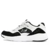 Sport-Low-Tops Sportschuhe Schwarz Weiß