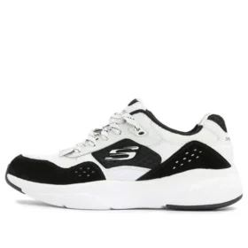 Sport-Low-Tops Sportschuhe Schwarz Weiß
